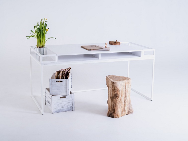 Biurko K1 160x78 Biały