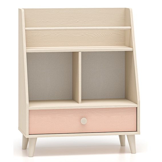 Regał MEVEL 09 Beżowy/Różowy