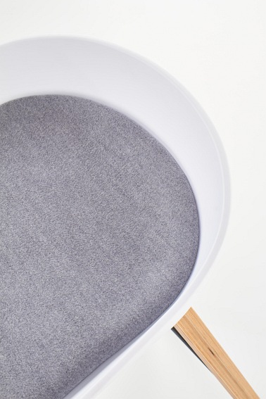 H86 hoker biało / popiel