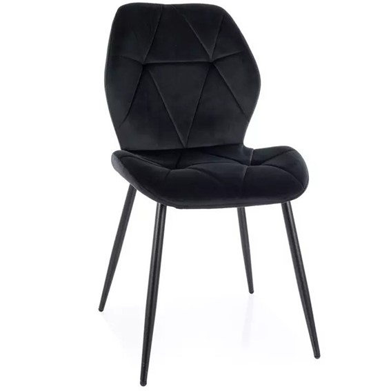 Krzesło RICK Velvet Czarny