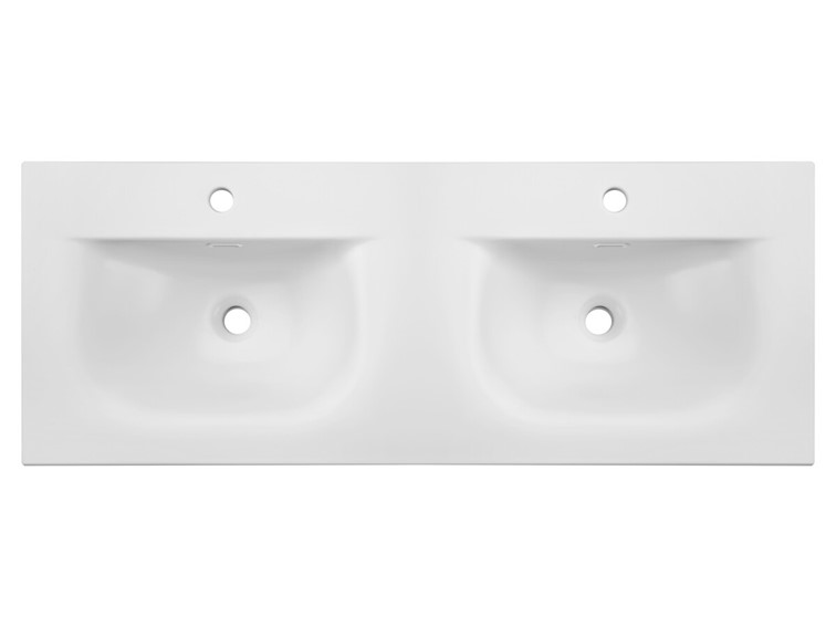 Umywalka Meblowa Dwukomorowa SKY Biały Mat