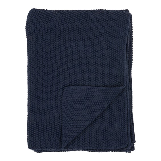 Koc SANTOS 130x170cm Granatowy