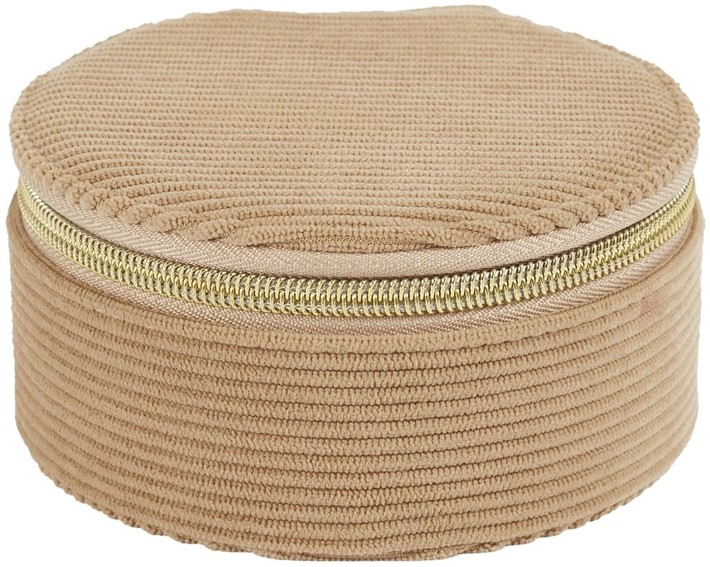 Szkatułka Sztruksowa VELO Brązowy