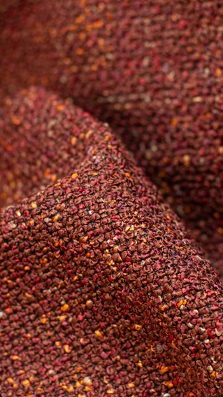 Tkanina HEVRE 59 Ceglasty (1 mb)