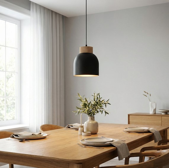 Lampa Wisząca VIGO 1 Czarny