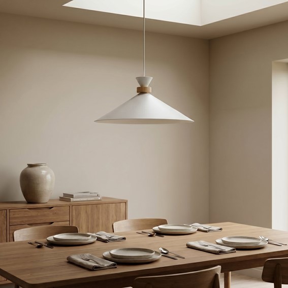 Lampa Wisząca OLIVO 1L Biały
