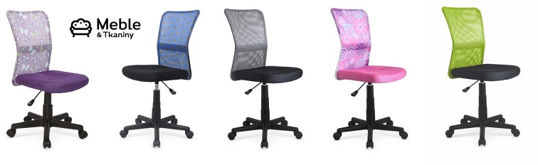 Fotel Młodzieżowy DINGO Popiel/Czarny