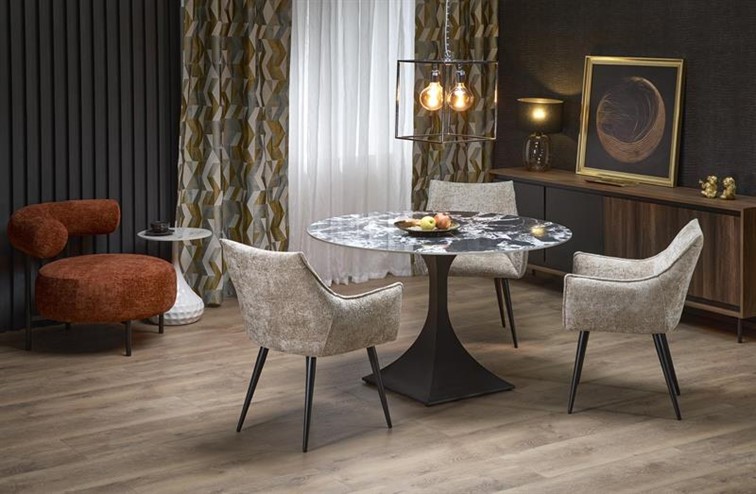 Stół Okrągły MANUEL fi120 Czarny