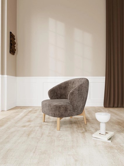 Fotel Wypoczynkowy DARLENE Brązowy