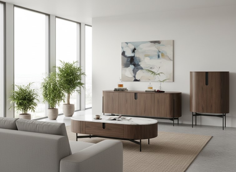 Komoda SILARIO SA08 Brązowy