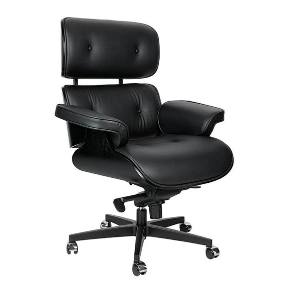 Fotel Biurowy LOUNGE GUBERNATOR Czarny