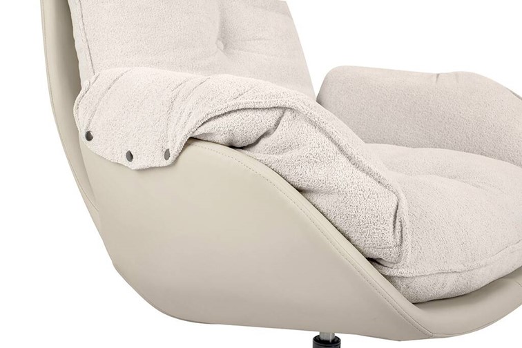 Fotel Obrotowy CARINO Beżowy