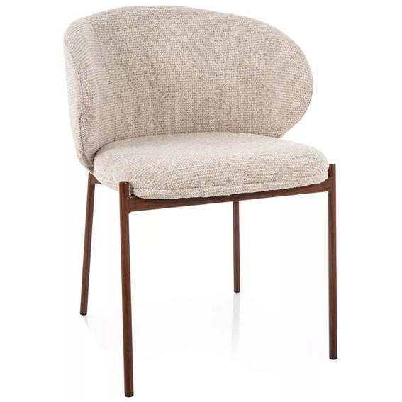 Krzesło KIOTO D Jasny Beż/Orzech