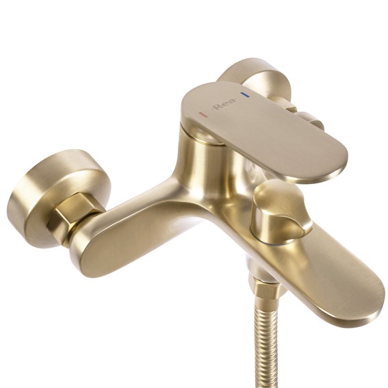 Bateria Wannowa MARCO Złoty Szczotkowany