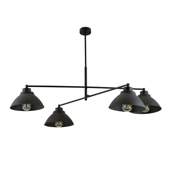 Lampa Wisząca MAVERICK 4 Czarny