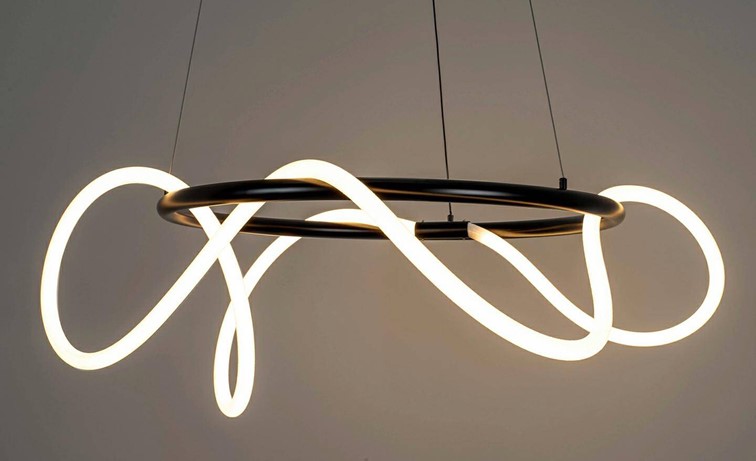 Lampa Wisząca SERPIENTE 60 Czarny