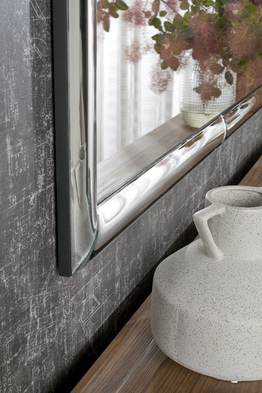 Lustro Ścienne ABISSO Srebrny