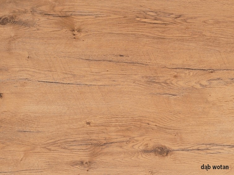 Stół Rozkładany NIGEL (120-160)x80 Dąb Wotan/Brązowy