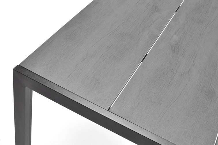 Stół Ogrodowy PARMA 180x90 Czarny/Szary