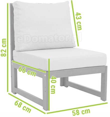 Sofa Ogrodowa Narożna MALTA 5-Osobowa Brązowy/Grafit