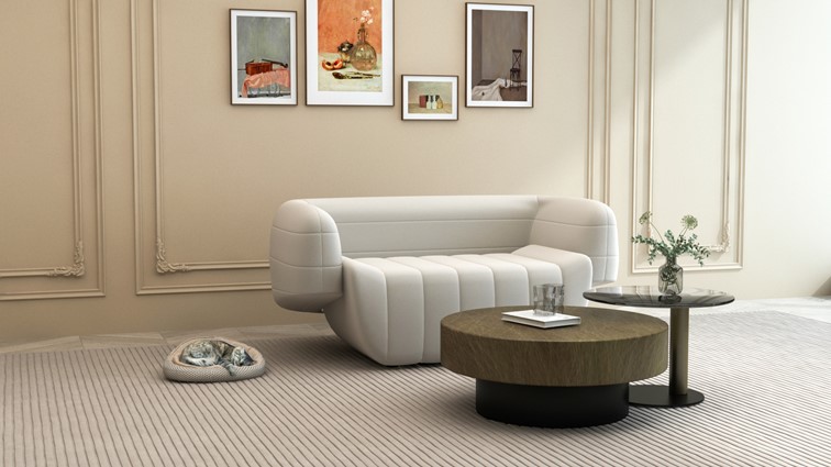 Sofa NUA N90-3 Biały