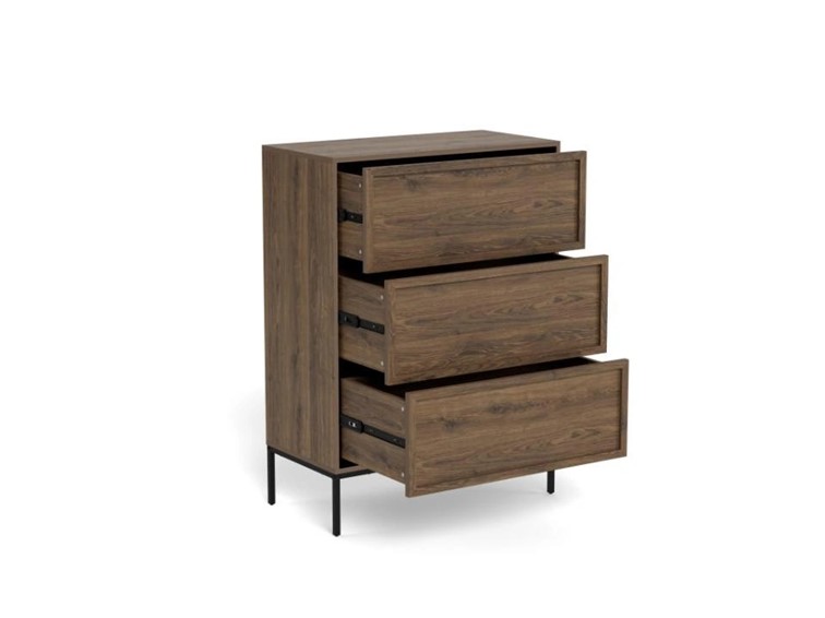 Komoda PALMDALE z Szufladami Dąb Dymiony