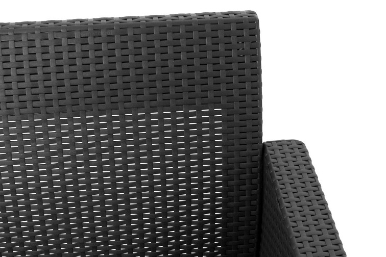 Zestaw Ogrodowy Rosalie Set Max 5-Osobowy Grafit