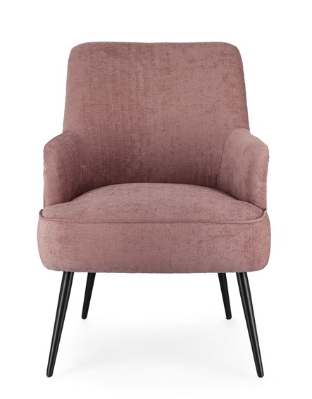 Fotel ERNESTINE ARM Różowy
