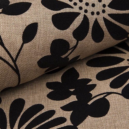 Tkanina FANY 06 Beżowy/Czarny