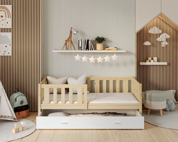 Łóżko Dziecięce MARK 80x160 Sosna