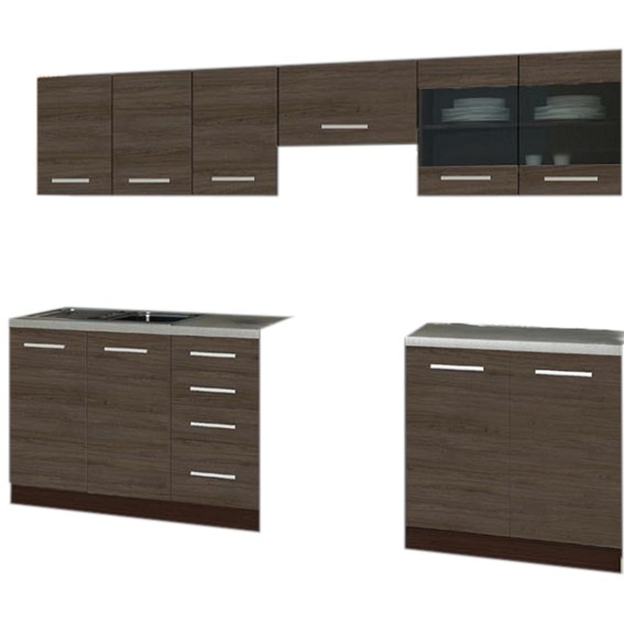 Kuchnia Zestaw AMANDA 1 Akacja Cynamonowa