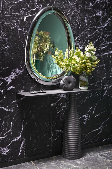 Lustro Ścienne IVORY Srebrny