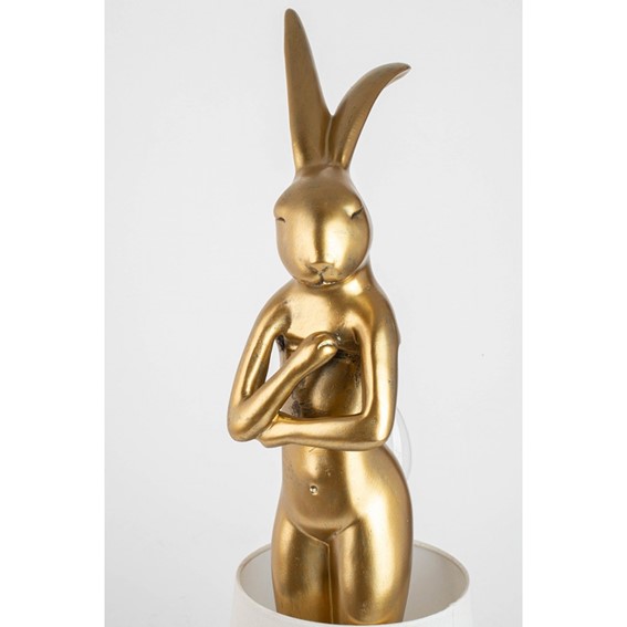 Lampa Stołowa RABBIT 50cm Złoty/Biały