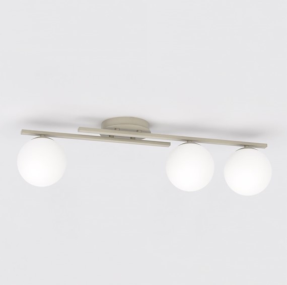 Lampa Sufitowa KAIRO 3 Beżowy/Biały