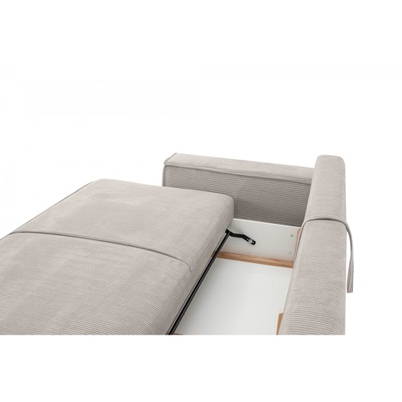 Sofa PILLOW z Funkcją Spania 255cm Szary