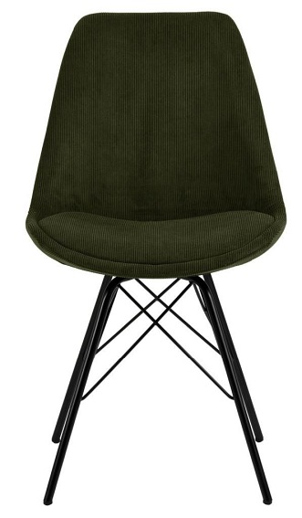 Krzesło ERIS Sztruks Zielony