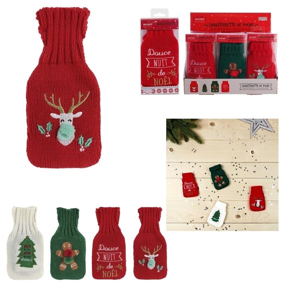 Termofor NAPIS ŚWIĄTECZNY Czerwony