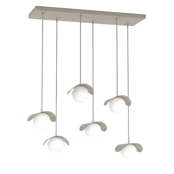 Lampa Wisząca RITUAL 6 Beżowy