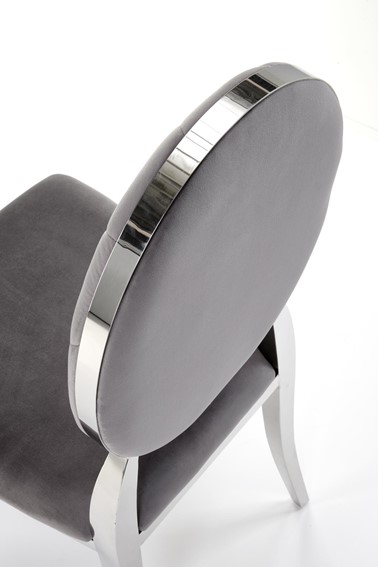 Krzesło K555 Popielaty/Srebrny