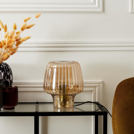 Lampa Stołowa LASIMA Bursztynowy