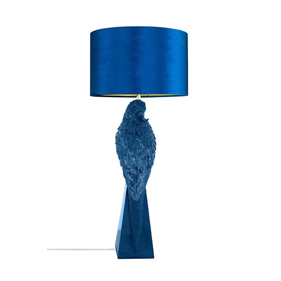 Lampa Stołowa PARROT 84cm Niebieska