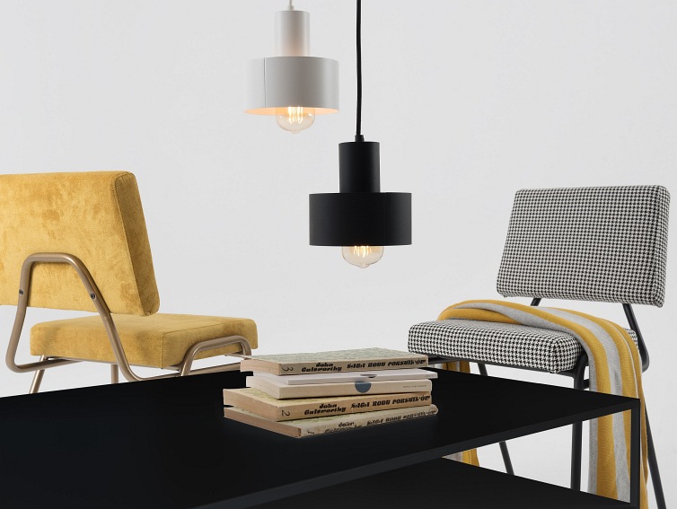 Stół Kawowy Tensio 2 Floor Metal 100x60 Czarny