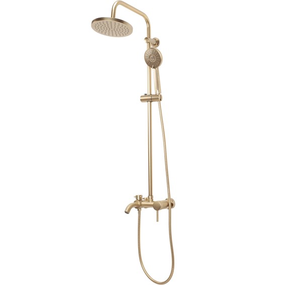 Zestaw Natryskowy LUIS Złoty Szczotkowany