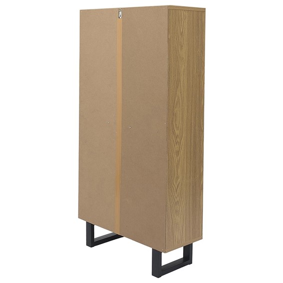 Szafka na Buty CALYPSO Dąb/Czarny