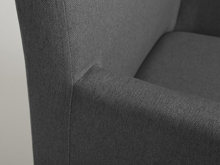 Fotel Wilton Arms 84 60x61x84 Stalowy/Naturalny