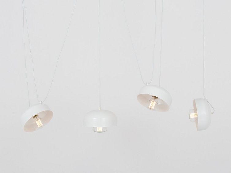 Lampa wisząca POPO FLAT 4 – biały
