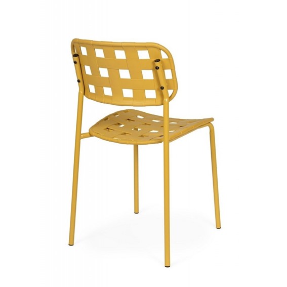Krzesło Ogrodowe CLOVER Żółty