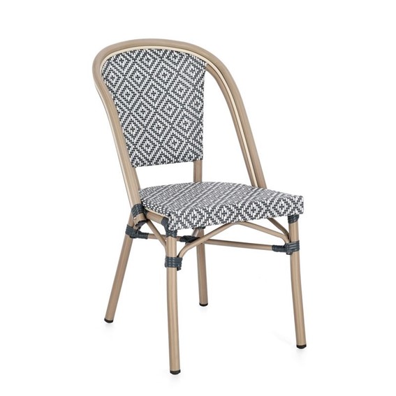 Krzesło Ogrodowe SILVEIRA Czarny