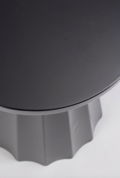 Stolik Kawowy ADELYA Fi30cm Czarny