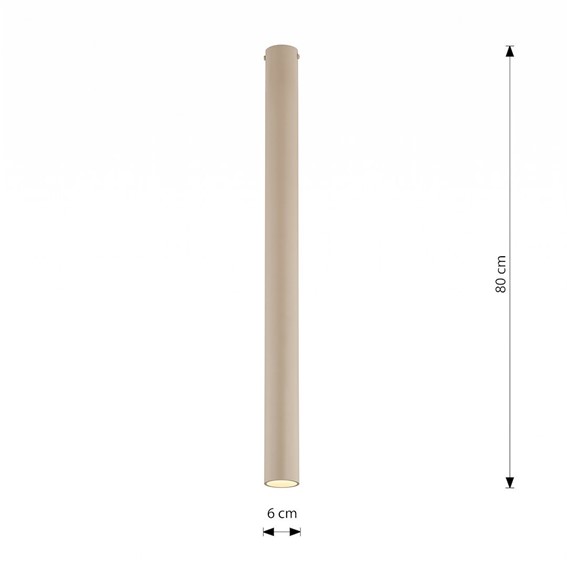Lampa Sufitowa TECNO 1XXL Beżowy